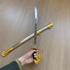 Sword Valley Ceremonial Black-Handled Blade with Stainless Steel Sheath -