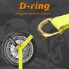 Autofonder Adjustable Vehicle Tie Down Kit with Flat Hook Heavy