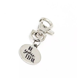 JKCE Designs BeYoutiful Clip On Charm, Be Yourself, You Are Beautiful, Daughter Gift, Wife