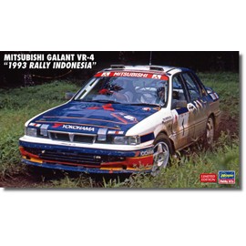 Hasegawa 120116 620697 1/24 Mitsubishi Galant VR-4, 1993 Rally Indonesia, Multi-Coloured