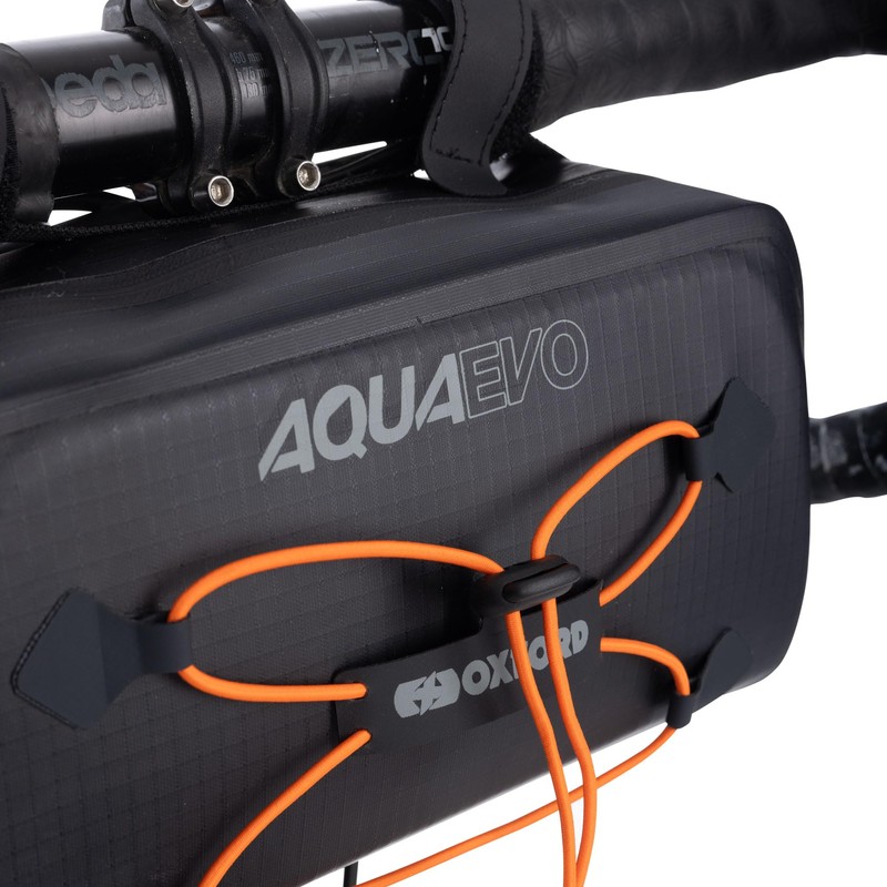 Oxford Aqua Evo Adventure Daytripper Bicycle Handlebar Pack, Black