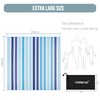 LINENOVA Oversized Microfiber Beach Towel-160x160cm Extra Large Size Quick Dry