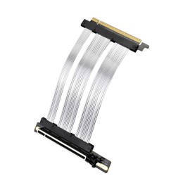 GIGA-MEGA PCIe 5.0 X16 Riser Cable GPU Extension Cable GEN5 Vertical Mount for Next RTX5090, GEN5 SSD Riser Card (18cm)
