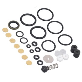 Air Compressor Replacement Parts Kit, with 15 Sealing Rings, 2 Air Pump Piston Rings, 7 Anti Explosion Plate, Easy to Install and Use, for High Pressure Air Pump