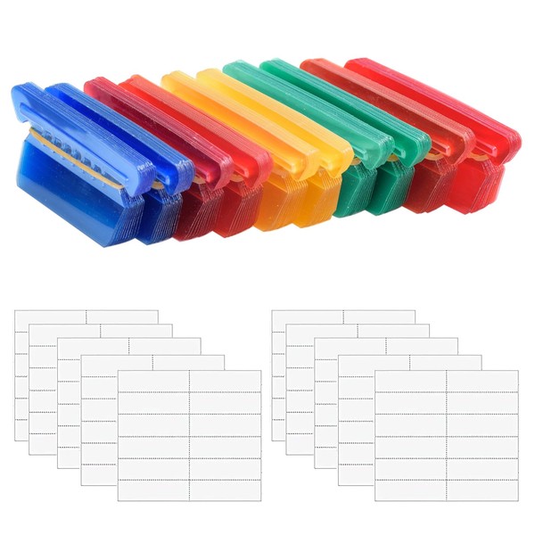 50PCS File Folder Tabs Set, 2" Hanging File Folder Label,