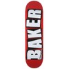 Baker Brand Logo White Skateboard Deck 8.6"