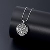 memorial jewelry Firefighter Fire Dept Round Cremation Pendant Cremation Jewelry