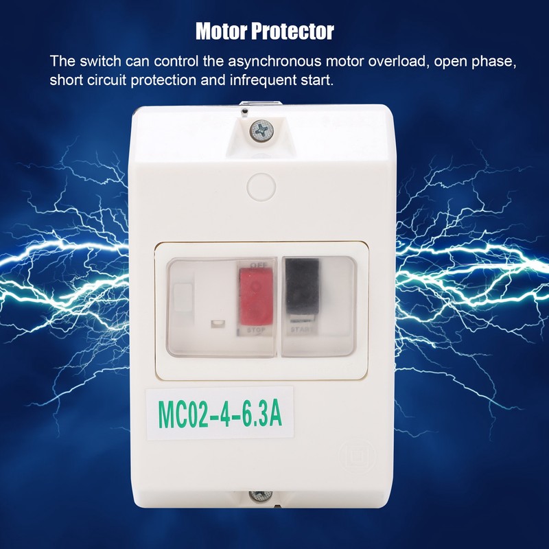 Motor Protection Switch ABS Waterproof IP55 Load Conversion Circuit Breaker