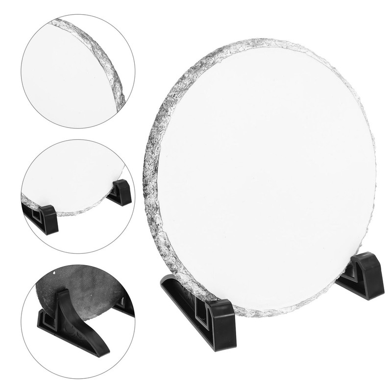 Abaodam Photo Frame Stone Slate Plate Sublimation Photo Slate Sublimation