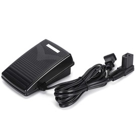 GLOGLOW Pedal de Control para Máquina de Coser, Control de Pie Multifuncional con Cable de Alimentación, Compatible con Múltiples Modelos