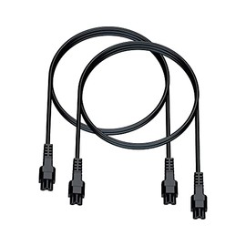 LAMPAOUS 2X 20 Extension Cord Jumper Cord FixtureSmart Hardwired Smart Under Cabinet Lights (20" Extension Cord)