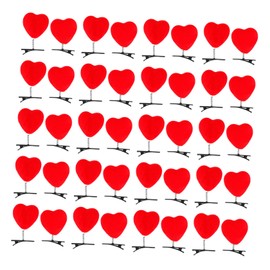 Ipetboom 40pcs Valentine Hair Clips Adorable Hairpins for Girls Cute Valentine's Day Accessories Stylish Heart Barrettes for