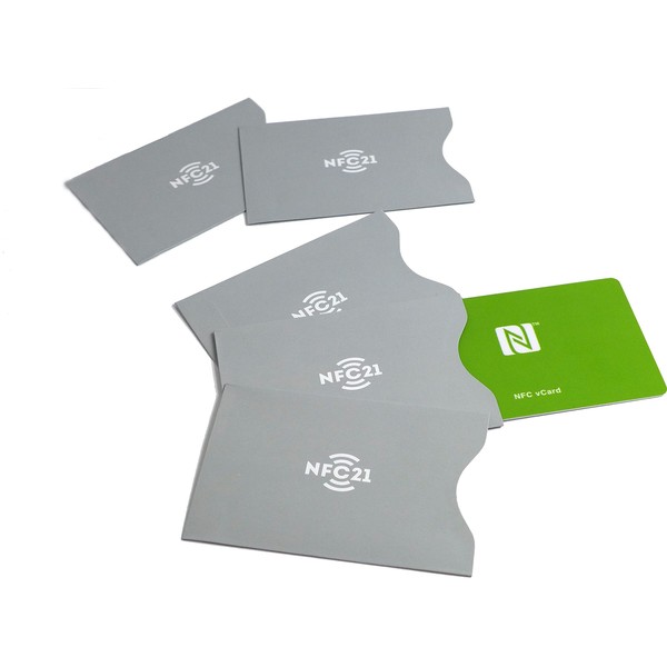 NFC Protection Cover - NFC Blocker - 90x60mm - greyk