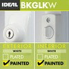 Ideal Security BKGLKW Keyed Deadbolt, White