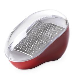 Omada Design 5,91 inch Grater with Removable Blade, White Inside and Colored Outside, Trendy Line, Red