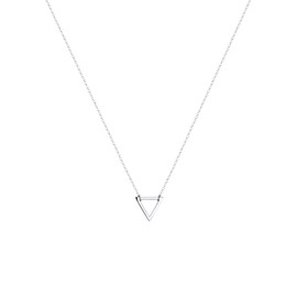 Elli Necklace Women Triangle Cut Out Pendant Trend in 925 Sterling Silver