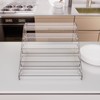 Tiered Spice Rack Acrylic, 5 Tier Clear Spice Rack Organizer