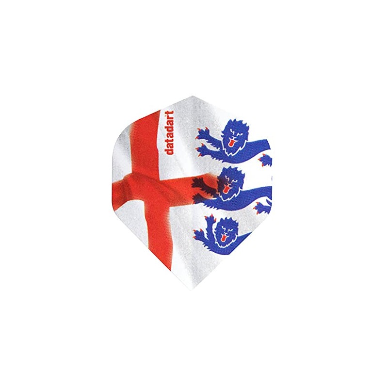 Datadart CMF 24 England 3 lions standard shape dart flights
