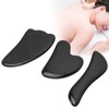 Professional Obsidian Face Massage Gua Sha Tool Portable Body Therapy