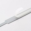 MUJI NDB23A9S Steel Paper Fasteners, Light Gray, Approx. 8.1 x