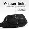 GINTRON Bauchtasche Gürteltasche für Herren und Damen mit 6 Taschen,