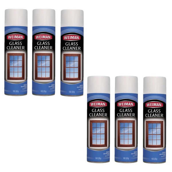 Weiman Glass Cleaner 19 OZ. (Pack of 6)