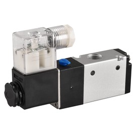 Heschen Electric Pneumatic Solenoid Valve 3V210-08-NO 220VAC PT1/4" 2 Position 3 Way Normally Open Type Single Coil Pilot Operated Electric