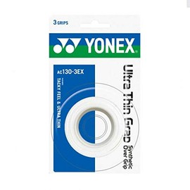 YONEX Overgrip AC130-3EX Extra Thin Pack of 3 White