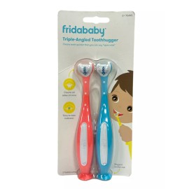 FridaBaby Triple Angle Tooth Hugger Toothbrush, New, As Seen In Pics