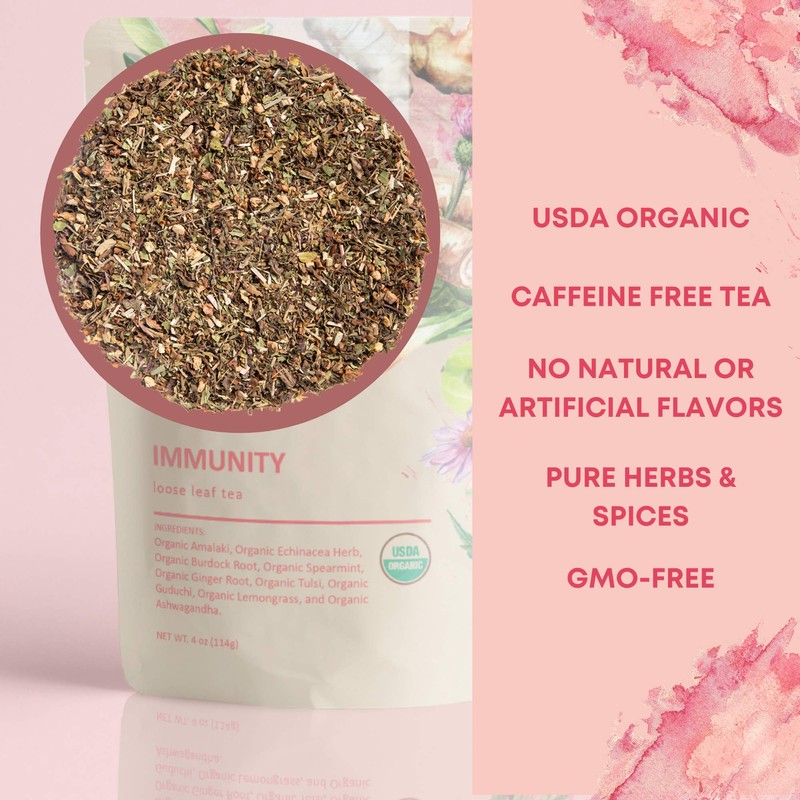 Gardenika Organic Loose Leaf Herbal Tea, Caffeine Free, Wellness and