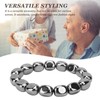 Terahertz Bracelet Adjustable Versatile Stylish Energy Stone Bracelet for Men