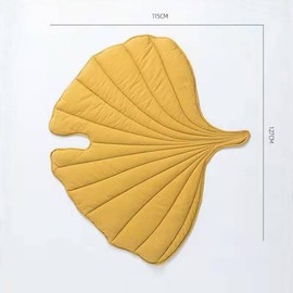 SOONHUA 3D Leaf Shaped Dog Blankets for Large Medium Small Dogs Cats, Machine Washable Durable Orthopedic Claming Pet Cuddler, Anti- Anxiety Pet Bed Mat for Sofa Couch Protection