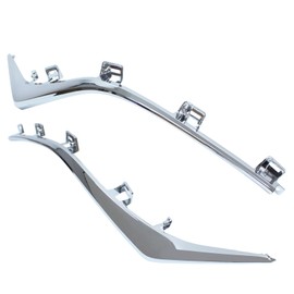 ApplianPar 2Pcs Front Driver and Passenger Side Chrome Grille Molding Trim for 3 and 3 Sport 2014 2015 2016