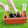 4 Pack Terracotta Watering Spikes, Self-Watering Plant Stakes for Indoor