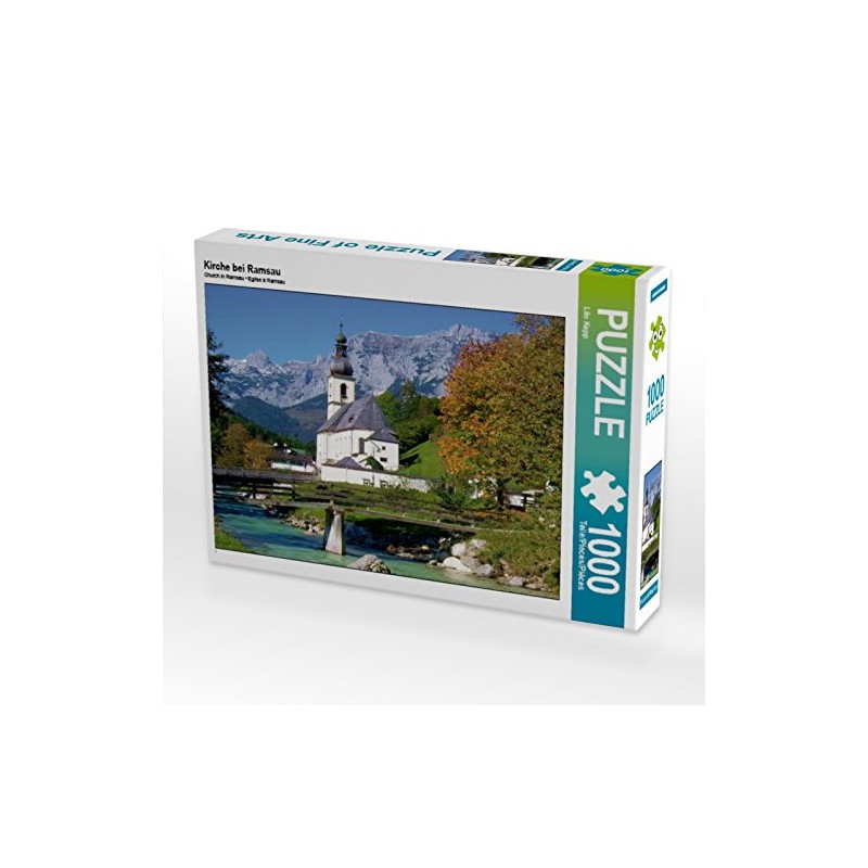 CALVENDO Puzzle Church at Ramsau 1000 Pieces Laying Size 64