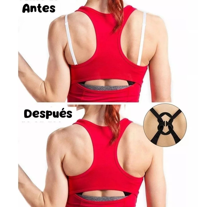 Universo en Linea Clips Sujetador Correas Bra Strap Elástico Ajustable