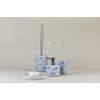 WENKO Soap Dispenser Aquamarine, Refillable Soap Dispenser for Liquid Soap/Lotion,