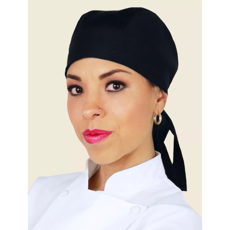 Clicmania Gorro D Cocinero Chef Ajustable Unisex Cofia Bandana Pañuelo