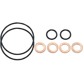 Bolt Mc Hardware OILCHG Yamaha YZF/WRF Oil Change O-Rings & Drain Plug Washer Kit, Textured, Standard