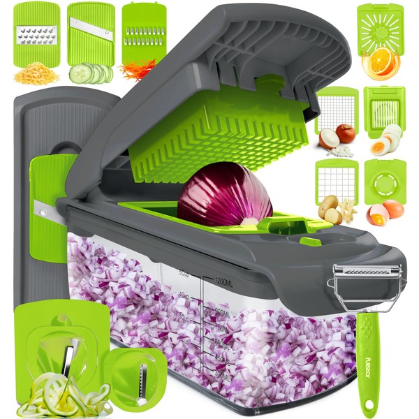 Fullstar Vegetable Chopper, Cheese Slicer, Food Chopper, Veggie Chopper, Onion