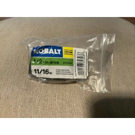 KOBALT 1/2" DRIVE 6PT IMPACT SOCKET 11/16in 337883