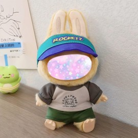 17cm Doll Clothes Set, 3 Pieces Casual Wear Outfit Set for 6.7inch Doll Dress Suit, Fashion Dress Up Hat Clothes Accessories for 1st/2nd/3rd Gen Dolls Play & Display