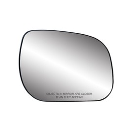 Fit System 80225 Passenger Side Non-Heated Mirror Glass w/Backing Plate, Toyota RAV 4 US Built, 5 5/8" x 7 3/8" x 8 1/8"