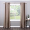 Rolando 5/8" Room Darkening Rod Set 28-48" Dark Bronze