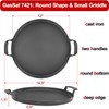 GasSaf 7421 Gourmet BBQ System Griddle for Weber 22 1/2