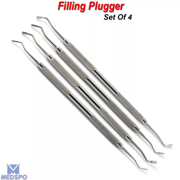 Medspo Dental Plastic Filling Plugger Condenser Composite Amalgam Filling Instruments