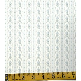 Needles N Minis 1:12 1" Scale Dollhouse Miniature Wallpaper Sky Blue 3 Shts - 0002951