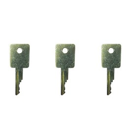 LEFITPA 3 Pack Replacement 6693241 Ignition Key for Case IH ELI80-0126 58917261 6709527 A77313 for Bobcat 730 731 732 741 742 743 Skid Steer for Terex S100 S130 S150 S160 S175 S185 S205 Models