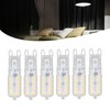 6pcs G9 LED Bulb 5W Transparent Cover 22LED Dimmable G9