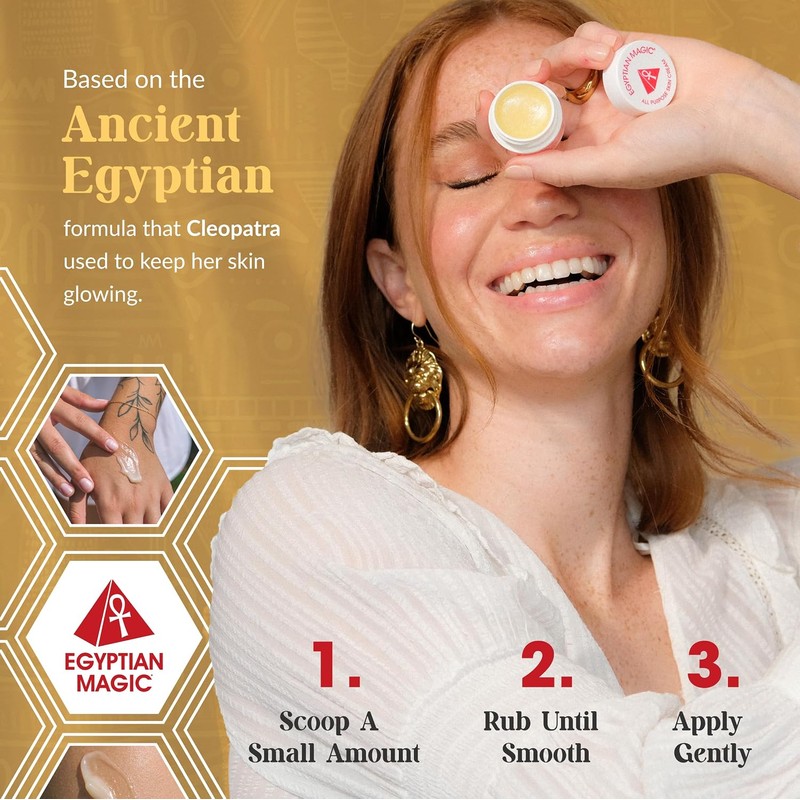 Egyptian Magic Crema Multiusos Hidratante para Piel Seca, con Ingredientes